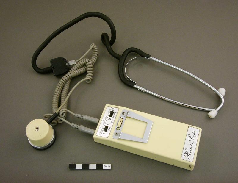 "Heart Scope" electronic binaural stethoscope, serial number 321259