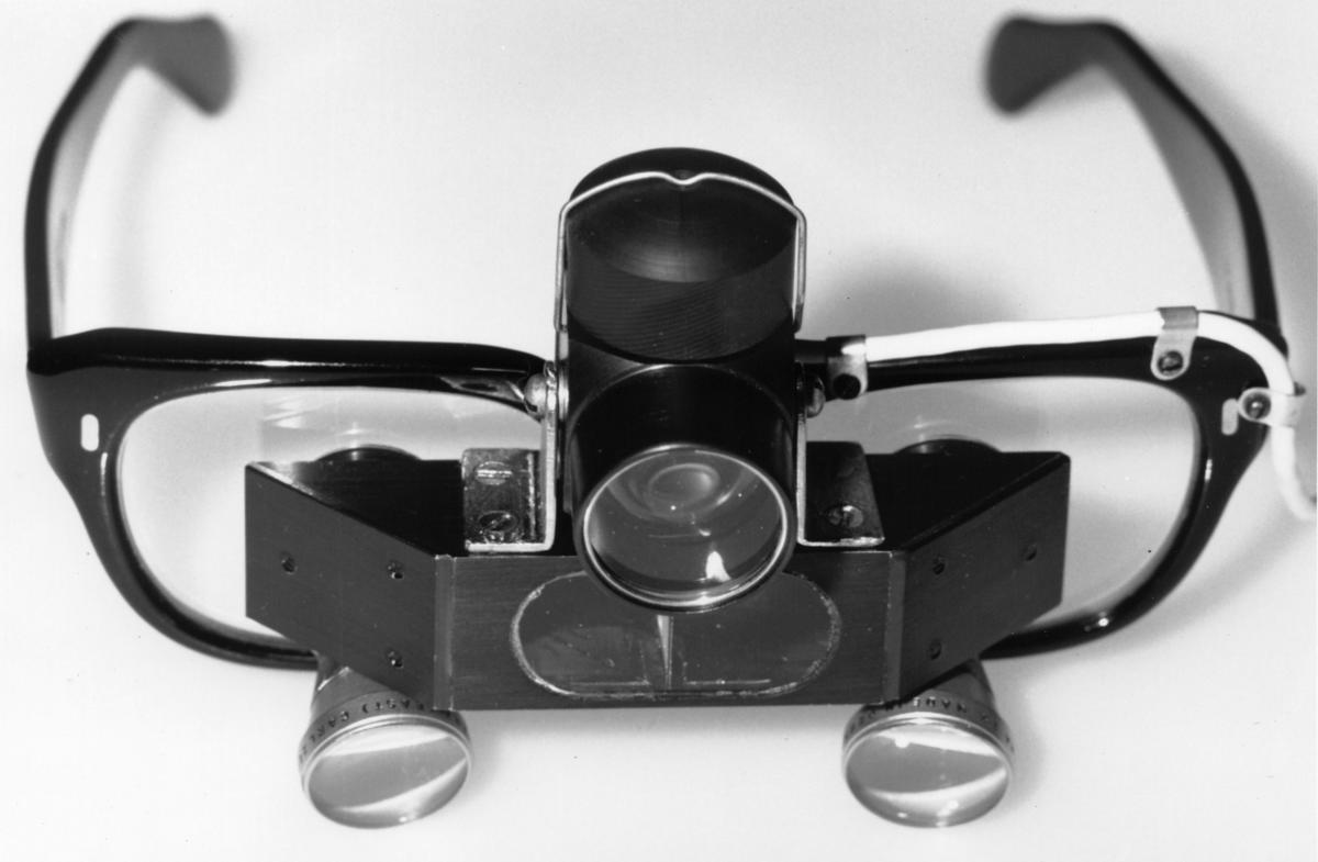 Black and white photograph of combined Miniature Indirect