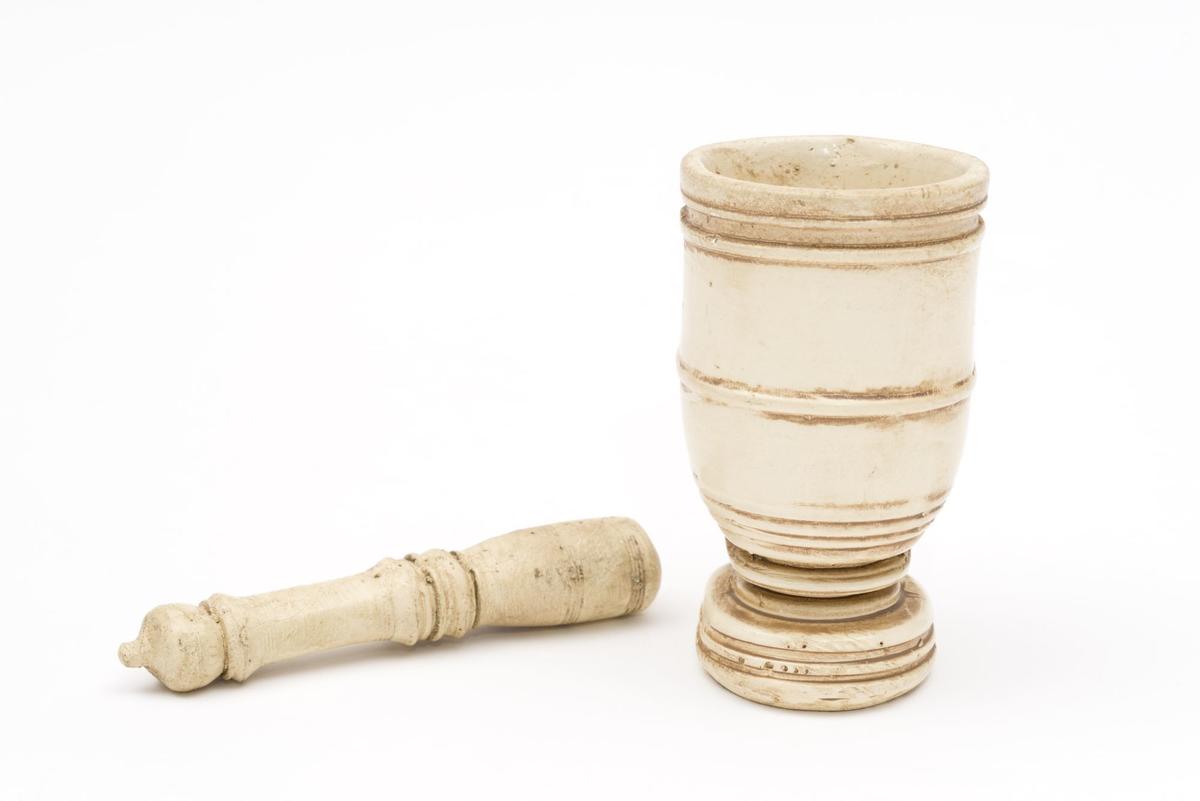 Mortar and pestle Frenchstyle reproduction mortar and pestle