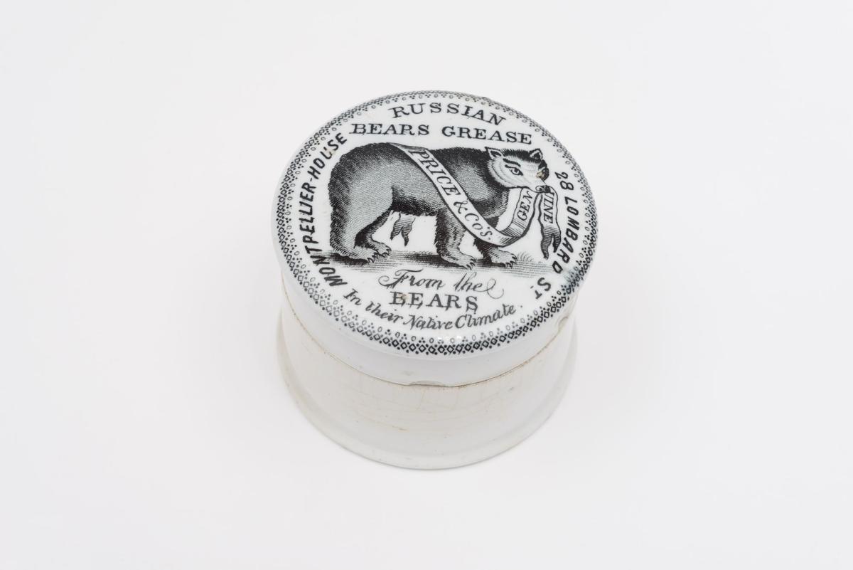 Jar of Russian bear grease Faculty of Medicine, Dentistry and Health