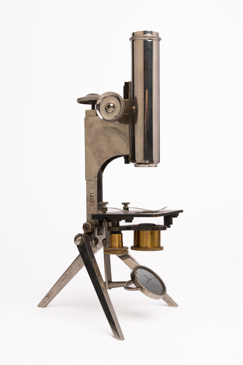 Monocular Compound microscope and case Faculty of Medicine, Dentistry