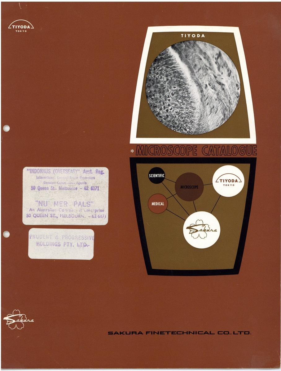 Tiyoda Microscope Catalogue Faculty of Medicine, Dentistry and Health