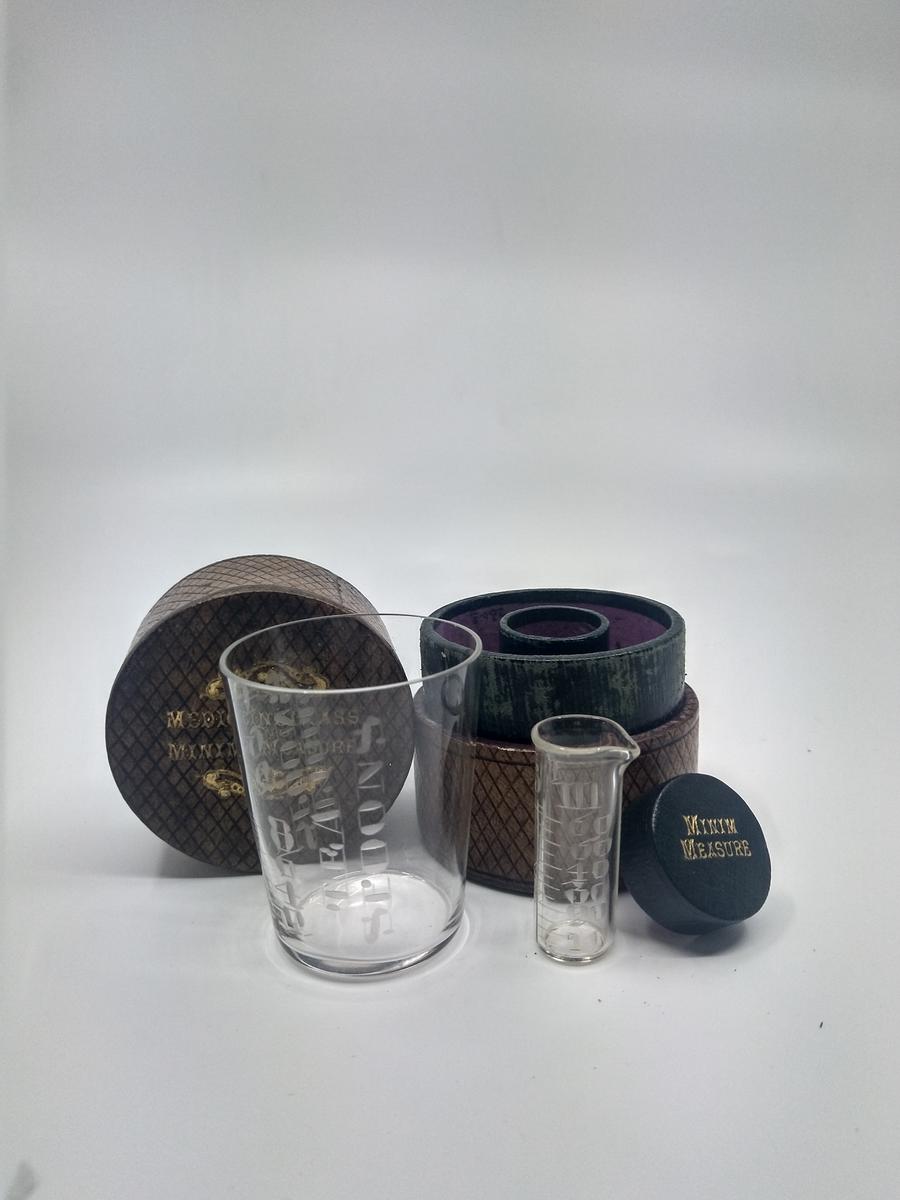 Medicine Glass and Minim Measure in Box Faculty of Medicine
