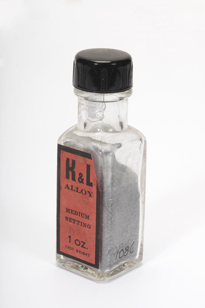 Amalgam alloy Faculty of Medicine, Dentistry and Health Sciences Museums at The University of