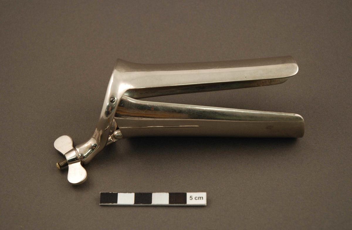 Speculum Barnes' vaginal speculum with pivoting wing nut Faculty of