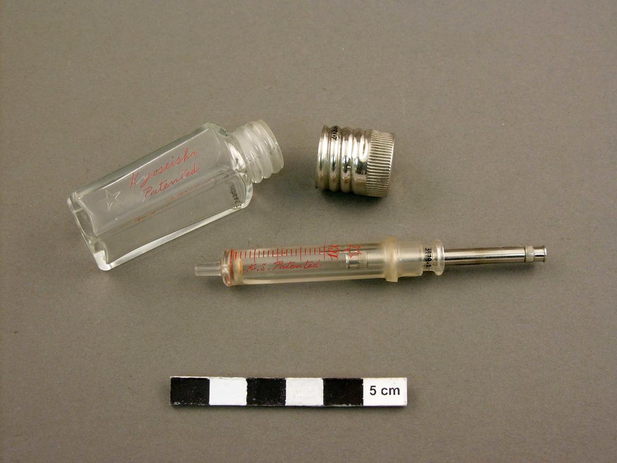 Hypodermic kit with syringe of 1cc capacity Faculty of Medicine